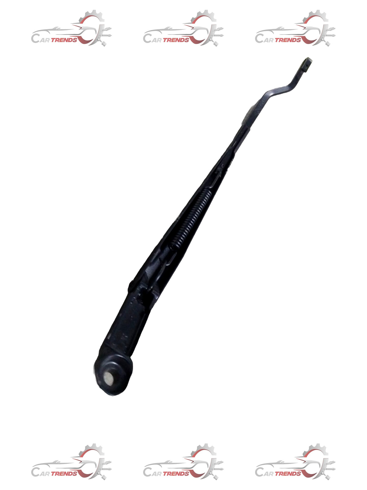 GM Chevrolet Beat wiper arm, genuine General Motors part, showing the metal arm with mounting points and rubber blade attachment.