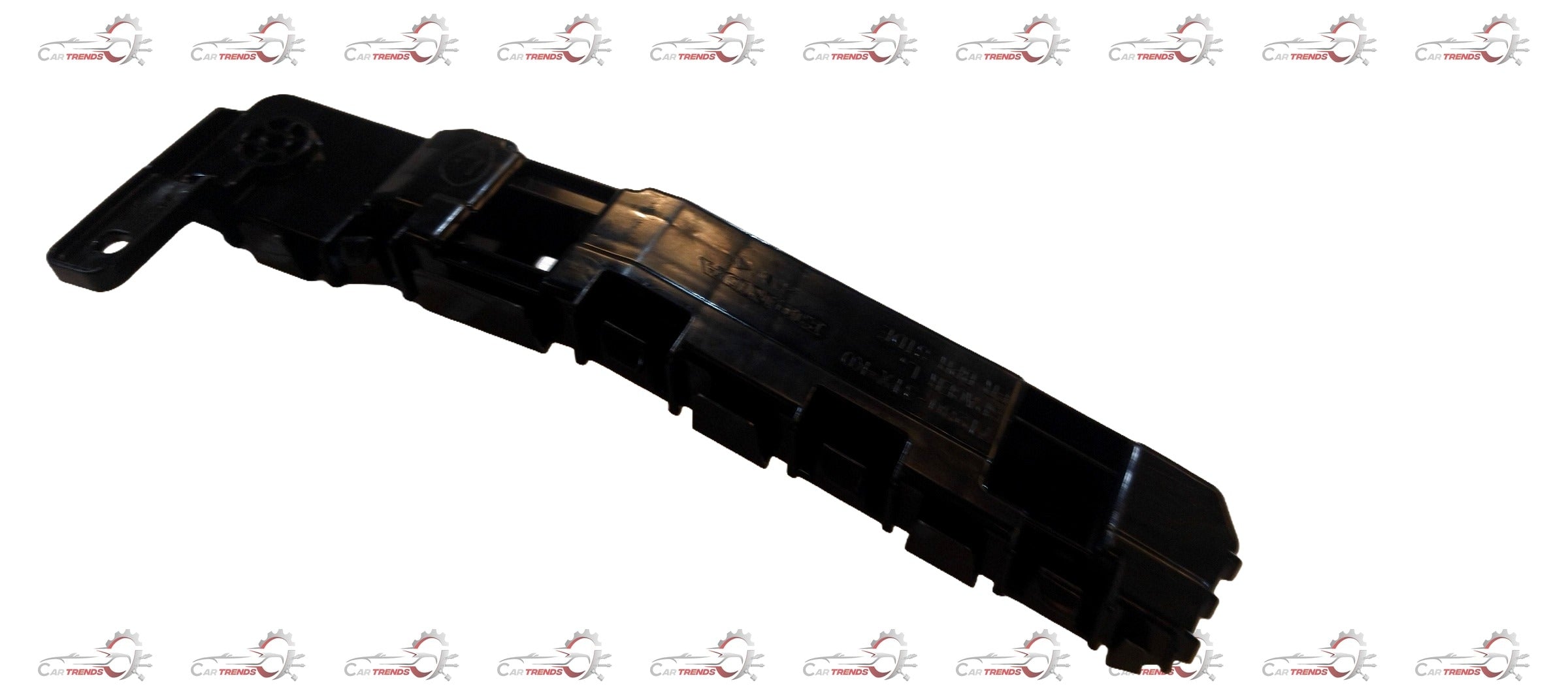 Front left spacer bumper for Honda Amaze, part #7128031XK00, showing the black plastic bumper component with mounting points.