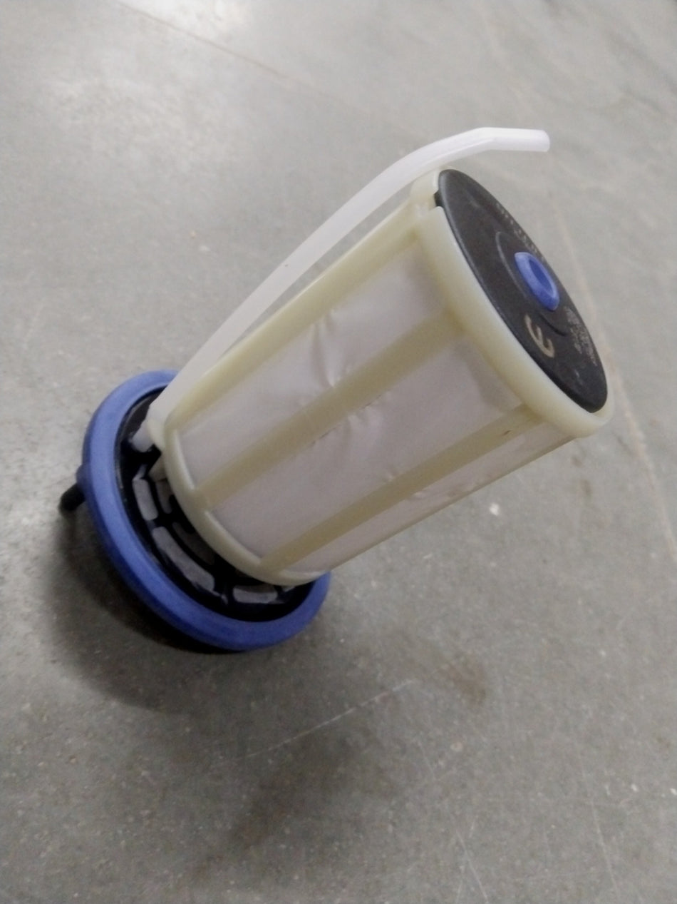 Jeep Fuel Filter by Compass, model #K68327176AA, shown in a close-up image highlighting the durable vehicle part.