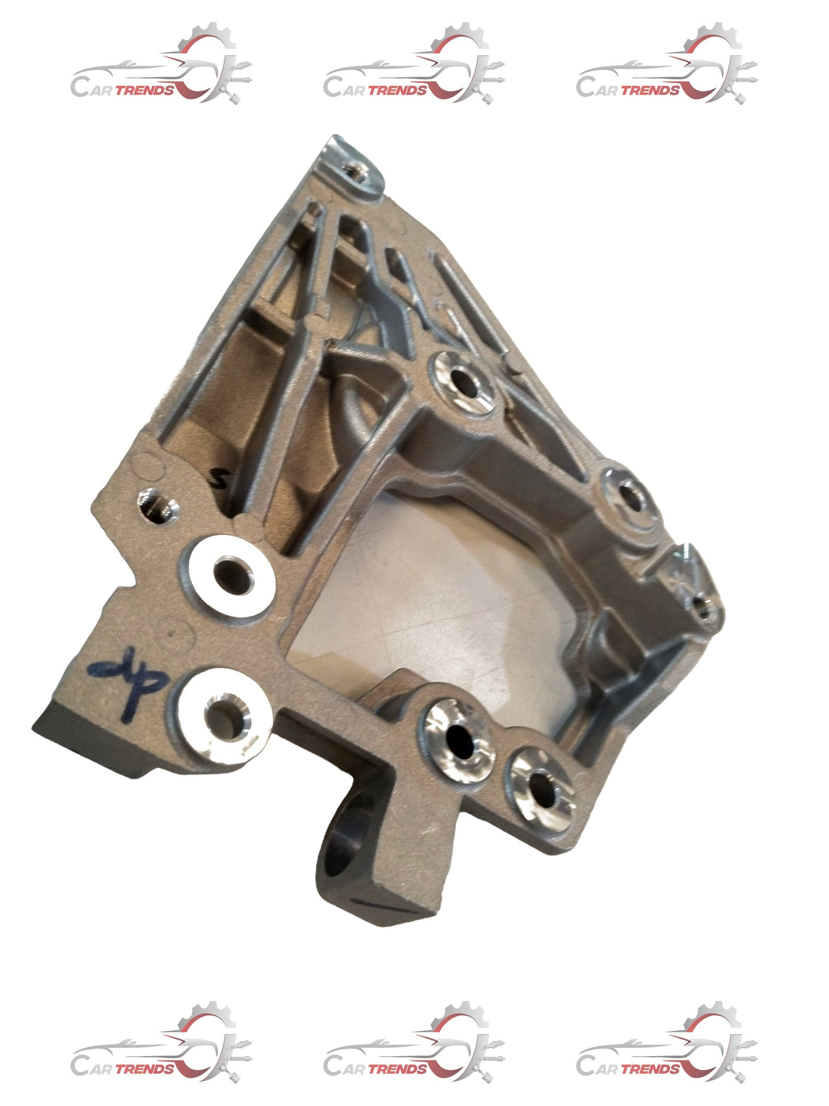 CarTrends Ecosport bracket, durable black metal mounting component with precise fit for EcoSport vehicles, shown in close-up.