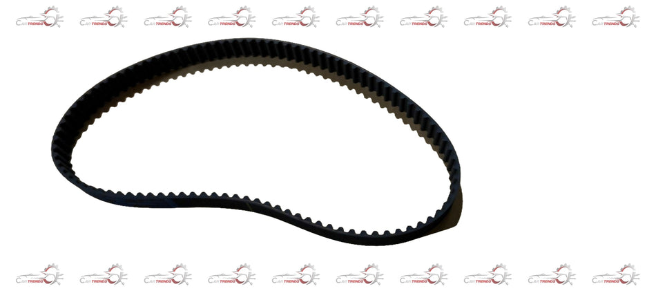 Maruti Suzuki timing belt for Alto, Omni, and 800 models, showing the black rubber belt with metal teeth and tensioner pulley.