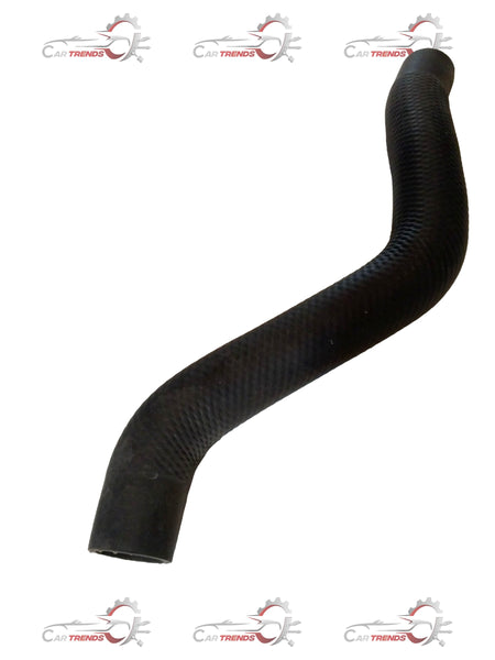 CarTrends Nissan X-Trail top hose, engine coolant hose, with black rubber material and metal connectors, close-up view.