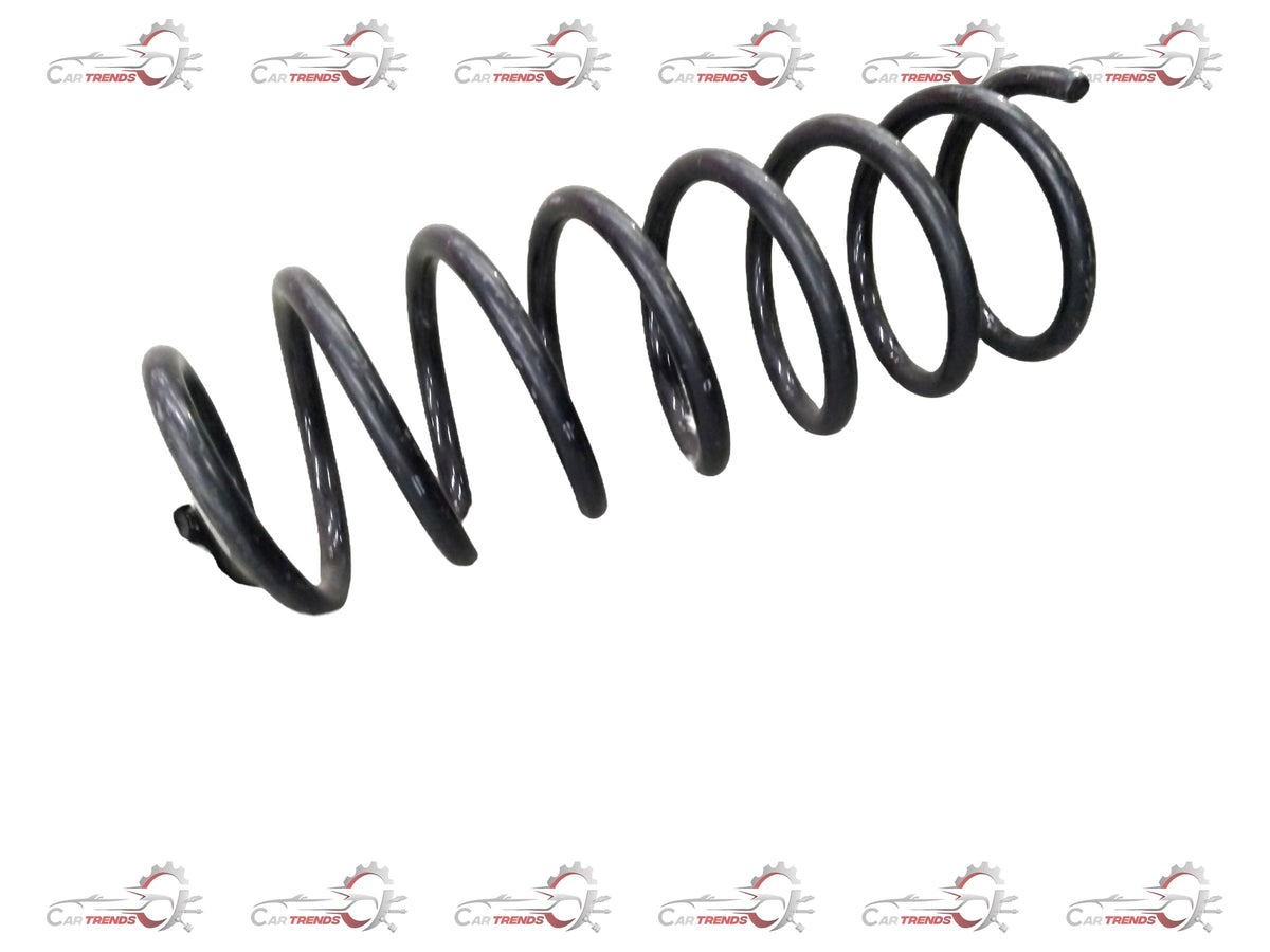 Rear spring coil for Chevrolet Aveo, branded by General Motors, shown in a close-up view of the coil spring part.