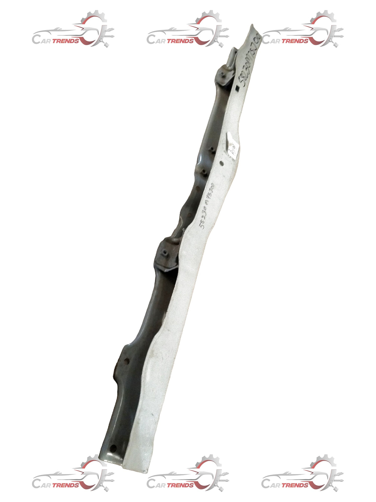 CarTrends crossmember lower component for Suzuki Swift Dezire, spare parts image showing metal automotive part with mounting holes.