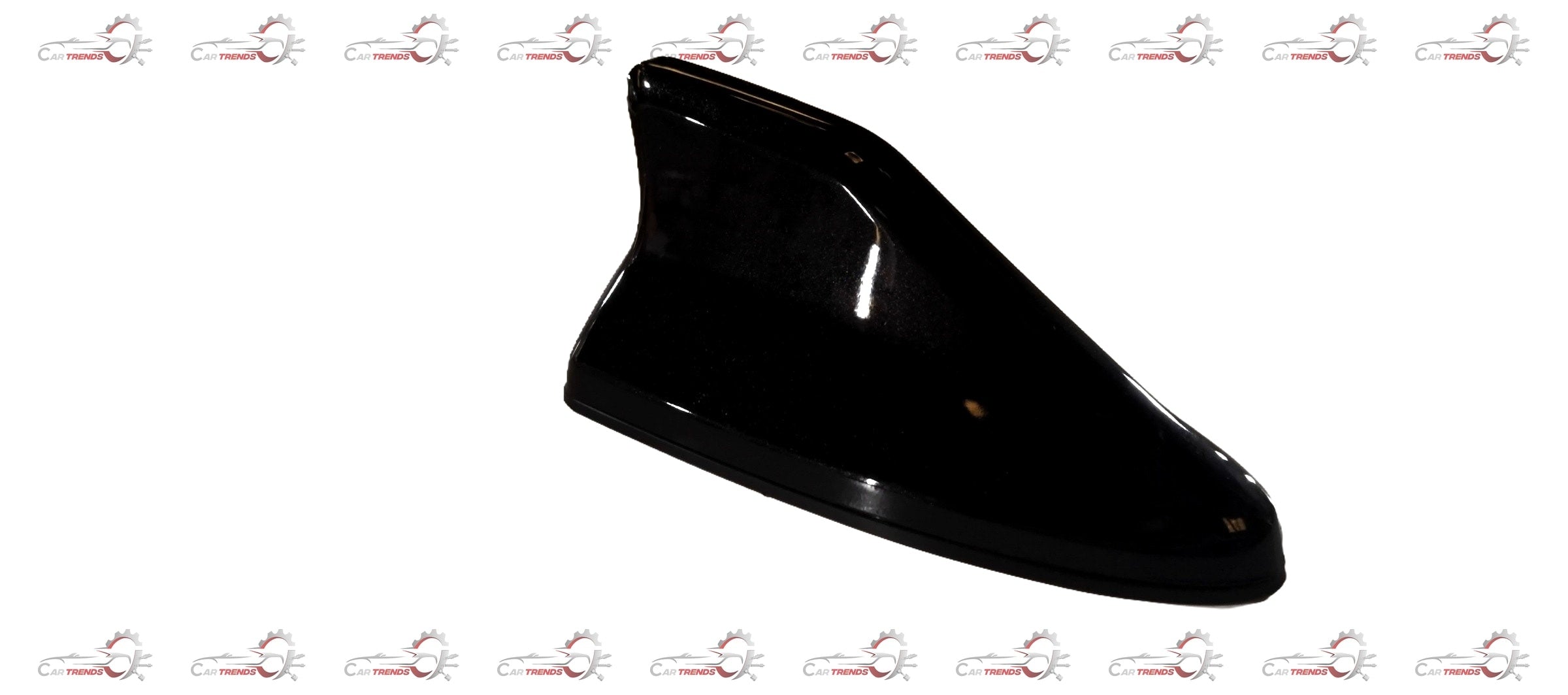 Black Galio Shark Fin Antenna for Swift, Baleno, City, and Creta vehicles, featuring a sleek shark fin design.