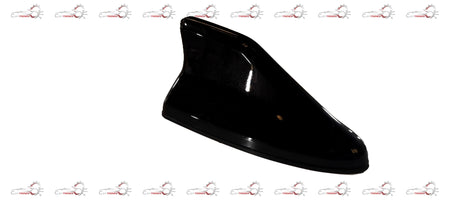 Black Galio Shark Fin Antenna for Swift, Baleno, City, and Creta vehicles, featuring a sleek shark fin design.