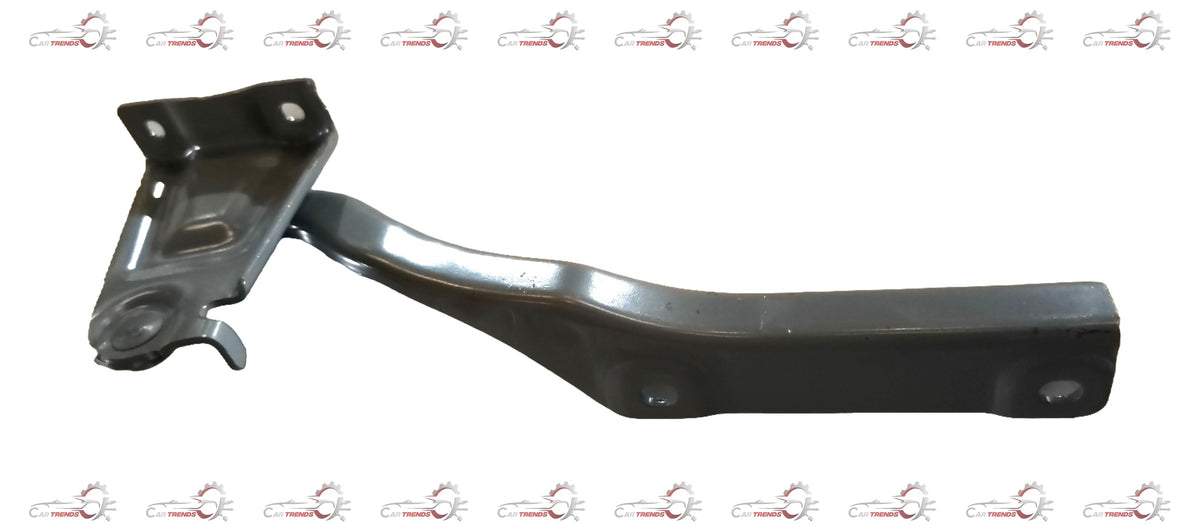 CarTrends hinge for front hood, spare parts image showing close-up of metal hinge component with mounting points.