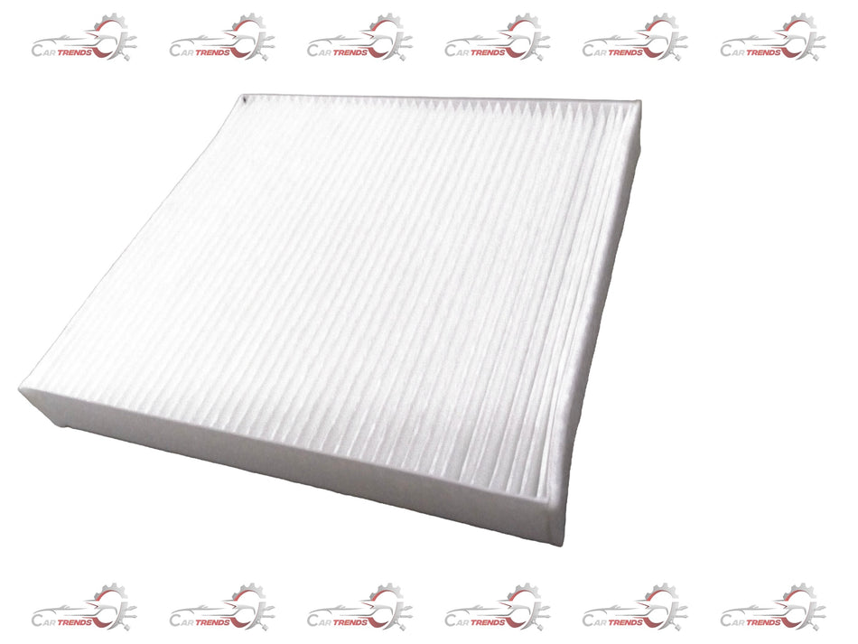 CarTrends Ac filter for Scorpio N, showing the rectangular black cabin air conditioning filter with pleated design.