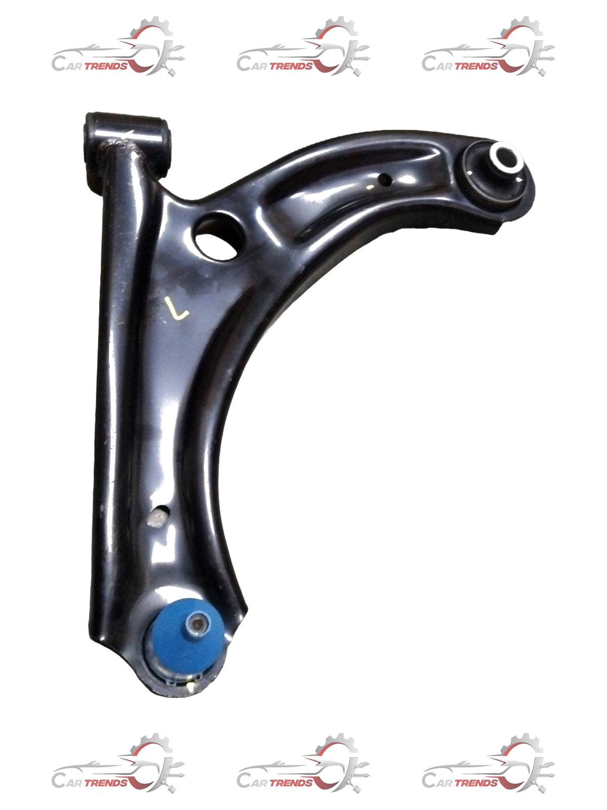CarTrends Baleno T2 Track Control Arm Assembly LH for steering and suspension, shown in a close-up image.