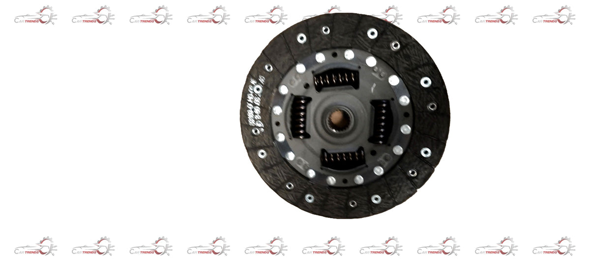 Maruti Suzuki clutch plate for Swift diesel engine, showing a close-up of the clutch disc with metallic surface and friction lining.