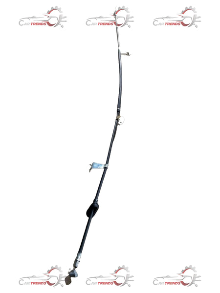 Maruti Suzuki cable parking brake lever LH 54402M60M00, automotive part, shown with close-up of black metal and plastic components.