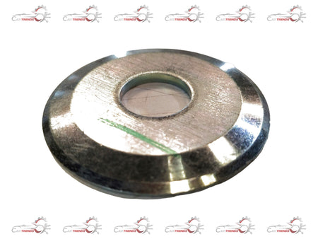 Front seat strut bearing for Maruti Suzuki Swift, Baleno, and Brezza, shown as a metal automotive component.