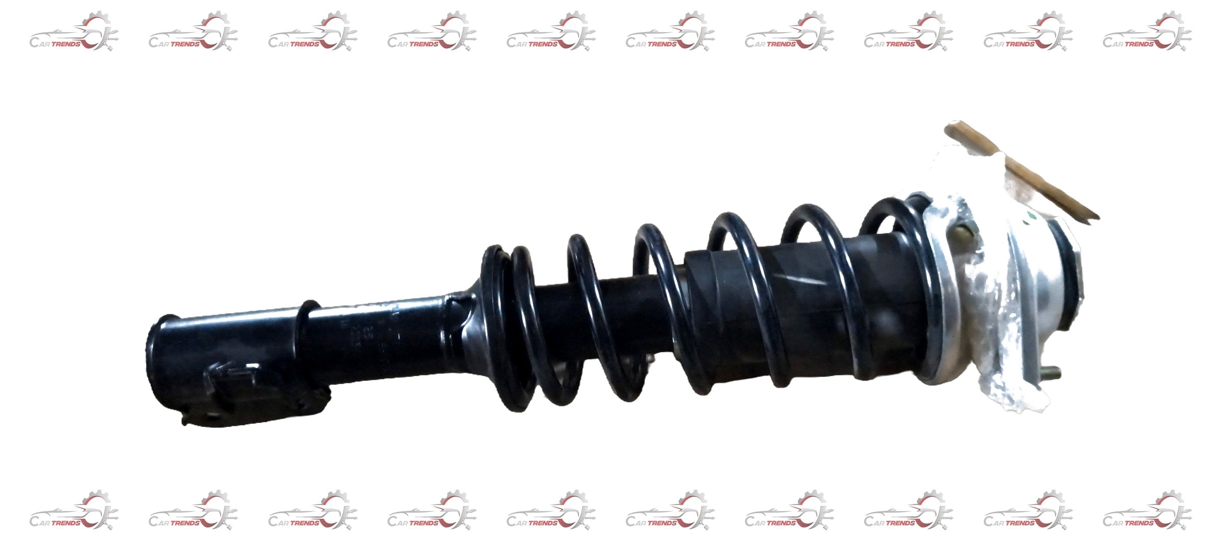 Maruti Suzuki Alto K10 front shock absorber left side, complete assembly with coil spring and mounting components.