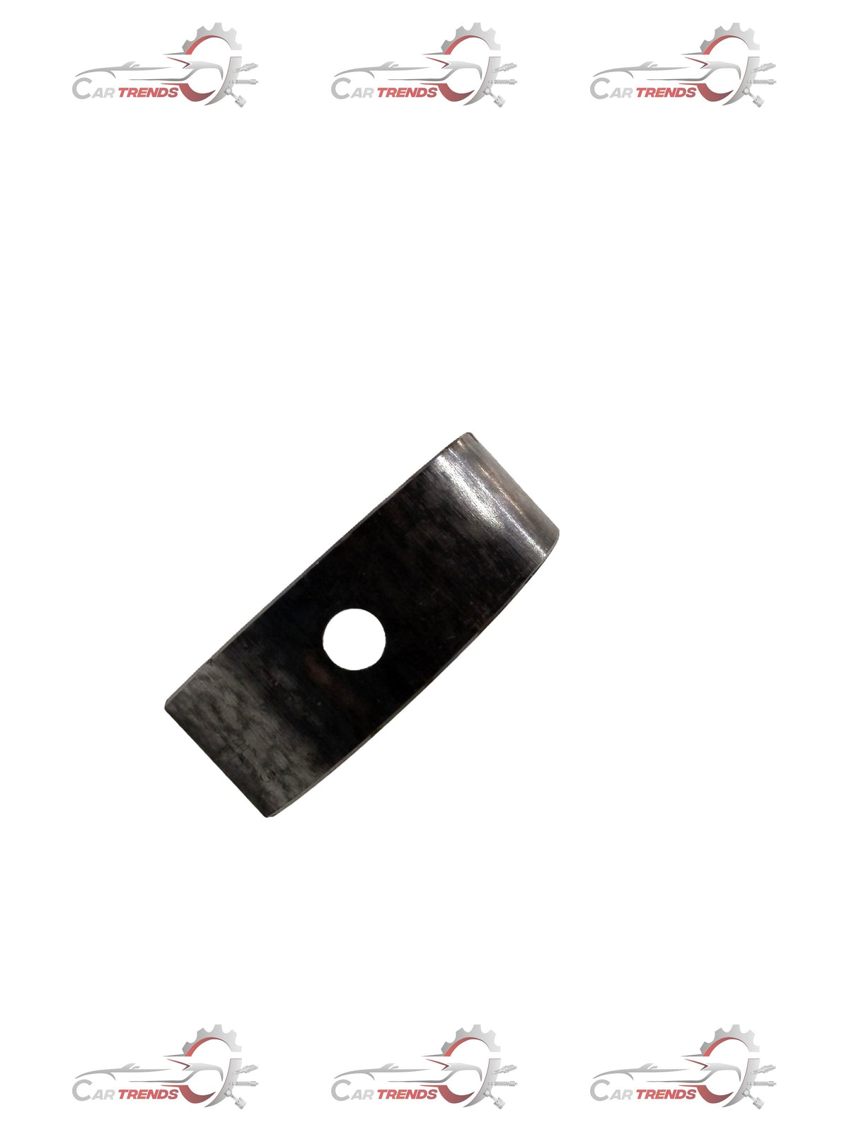 Rear brake shoe for Chevrolet Aveo and Optra by CarTrends, showing the metal brake shoe with friction lining.