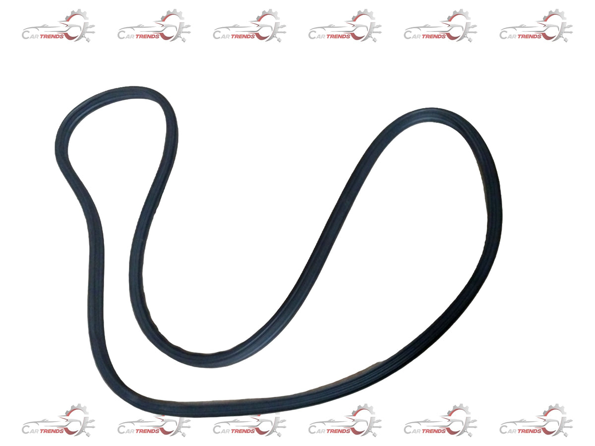 Maruti Suzuki back door weatherstrip seal showing the black rubber strip for weatherproofing and door insulation.