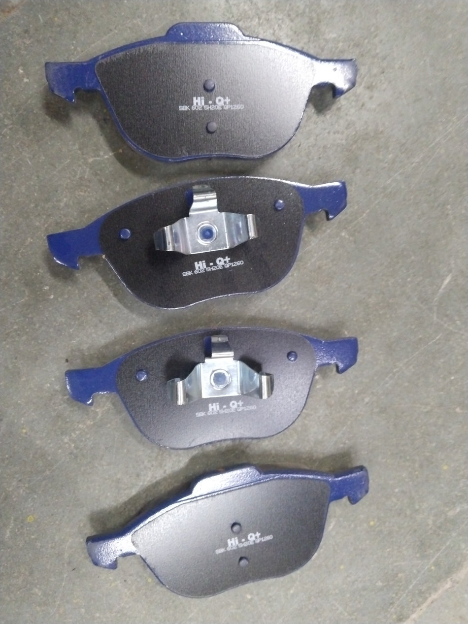 Front brake pad for Honda WRV and Jazz by CarTrends, showing a new automotive brake pad with metal backing and friction surface.