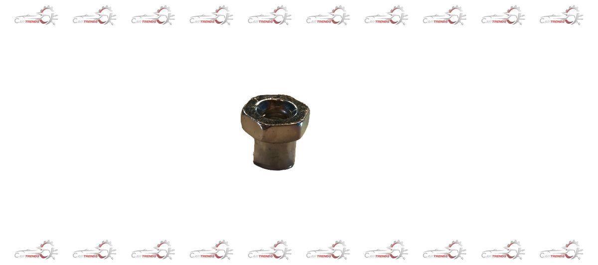 Maruti Suzuki nut part 09150M06010, showing a metallic fastener on a clean background for vehicle assembly.