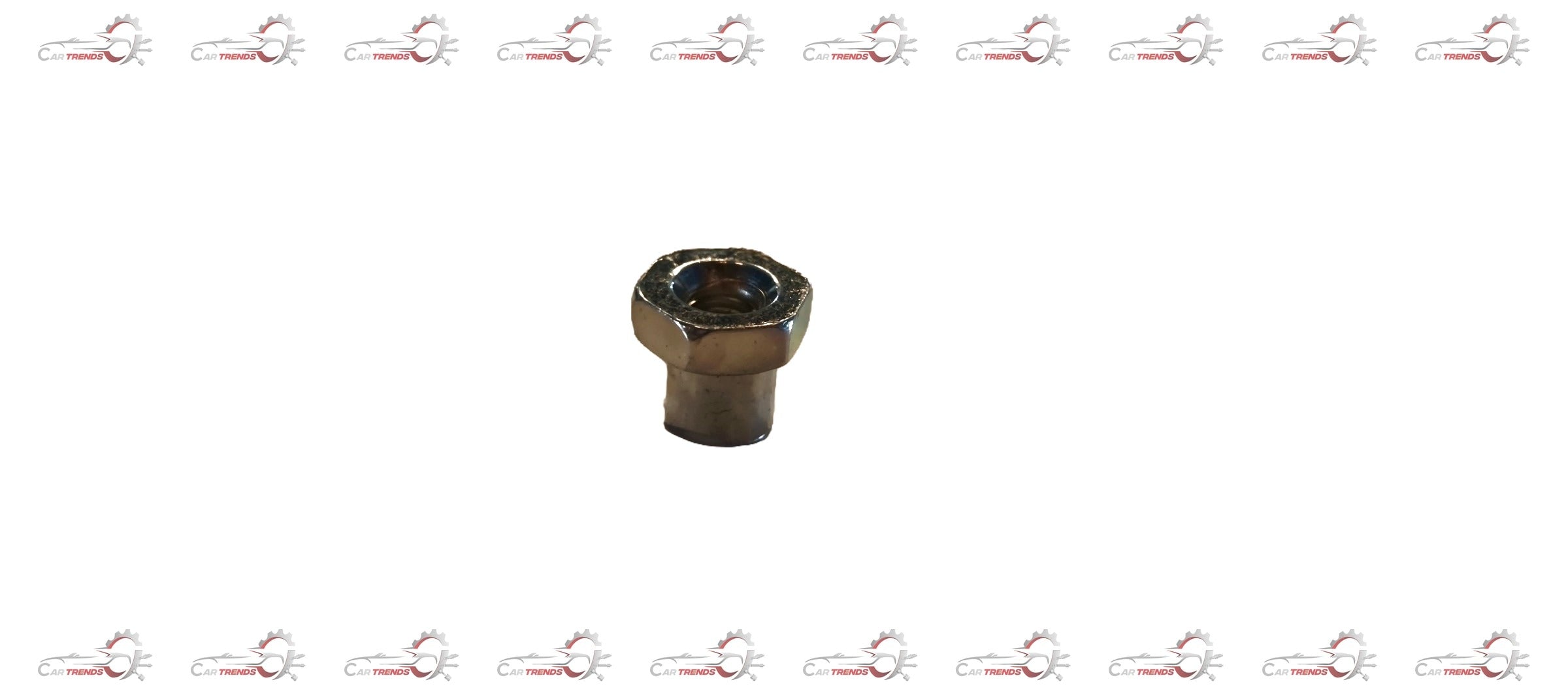 Maruti Suzuki nut part 09150M06010, showing a metallic fastener on a clean background for vehicle assembly.