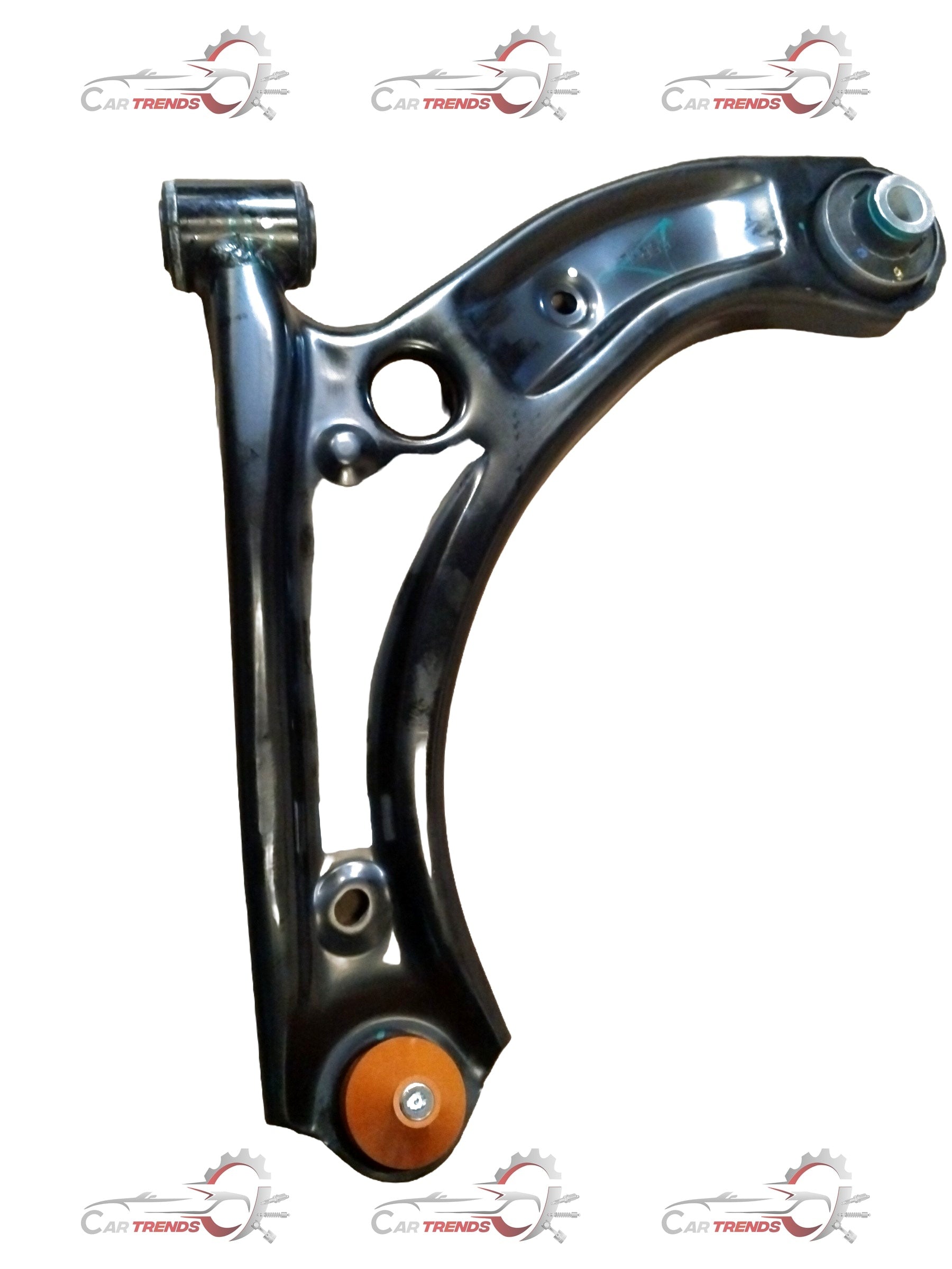 CarTrends 45202M55R00 left side arm Swift spare part, showing a close-up of the new model automotive suspension component