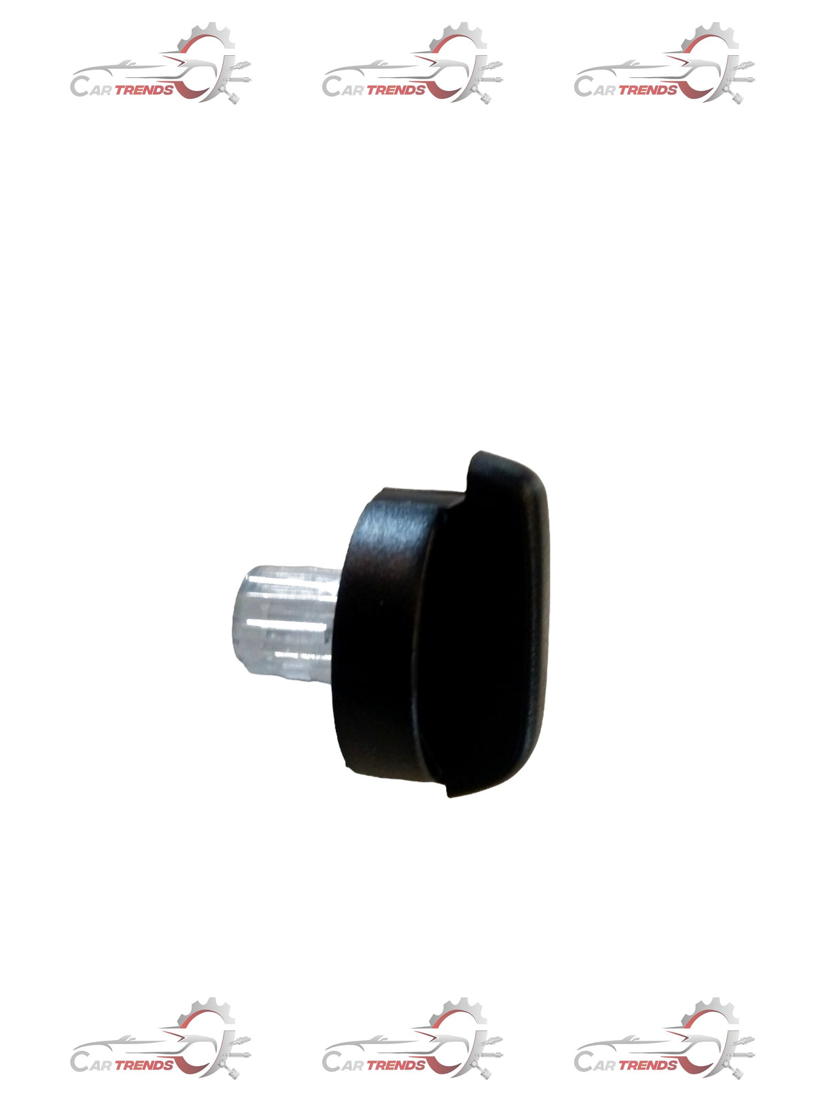 Black knob heater control for Celerio and Wagon R by CarTrends, showing the dial and control functions in a close-up image.