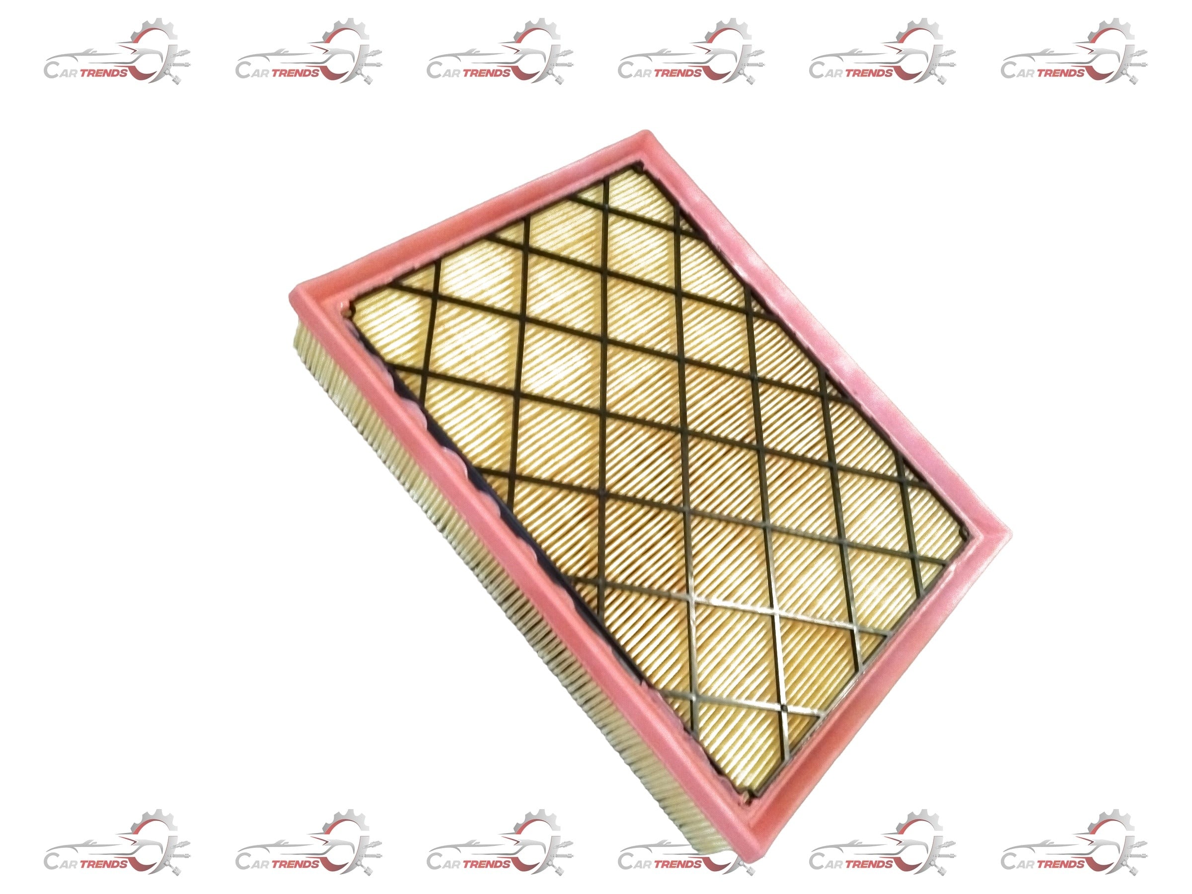 CarTrends Endeavour EB3G9601AA air filter for vehicle, close-up of the spare part showcasing the filter element.