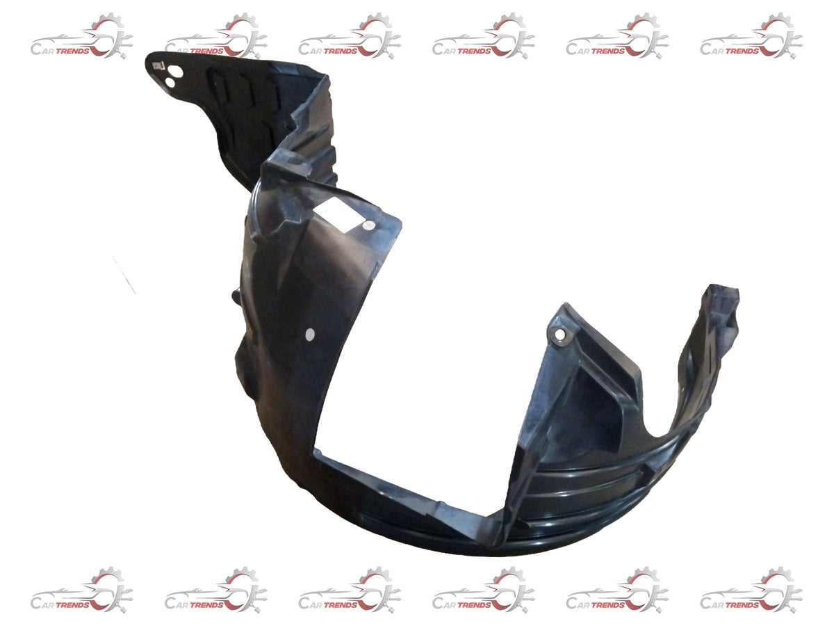 Honda City front left inner fender by CarTrends, showing the black metal wheel well liner with mounting points.