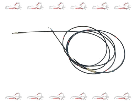 CarTrends gas cable assembly for Nissan Sunny and Micra, showing a close-up of the durable black rubber and metal connectors.