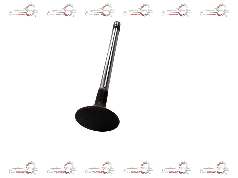 Chevrolet Optra exhaust valve from General Motors, showing a metallic engine component with detailed surface texture.