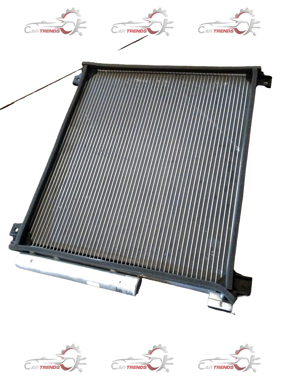 Maruti WagonR 3rd Gen and Celerio 2nd Gen AC condenser by CarTrends, suitable for petrol and CNG models, shown in the image.