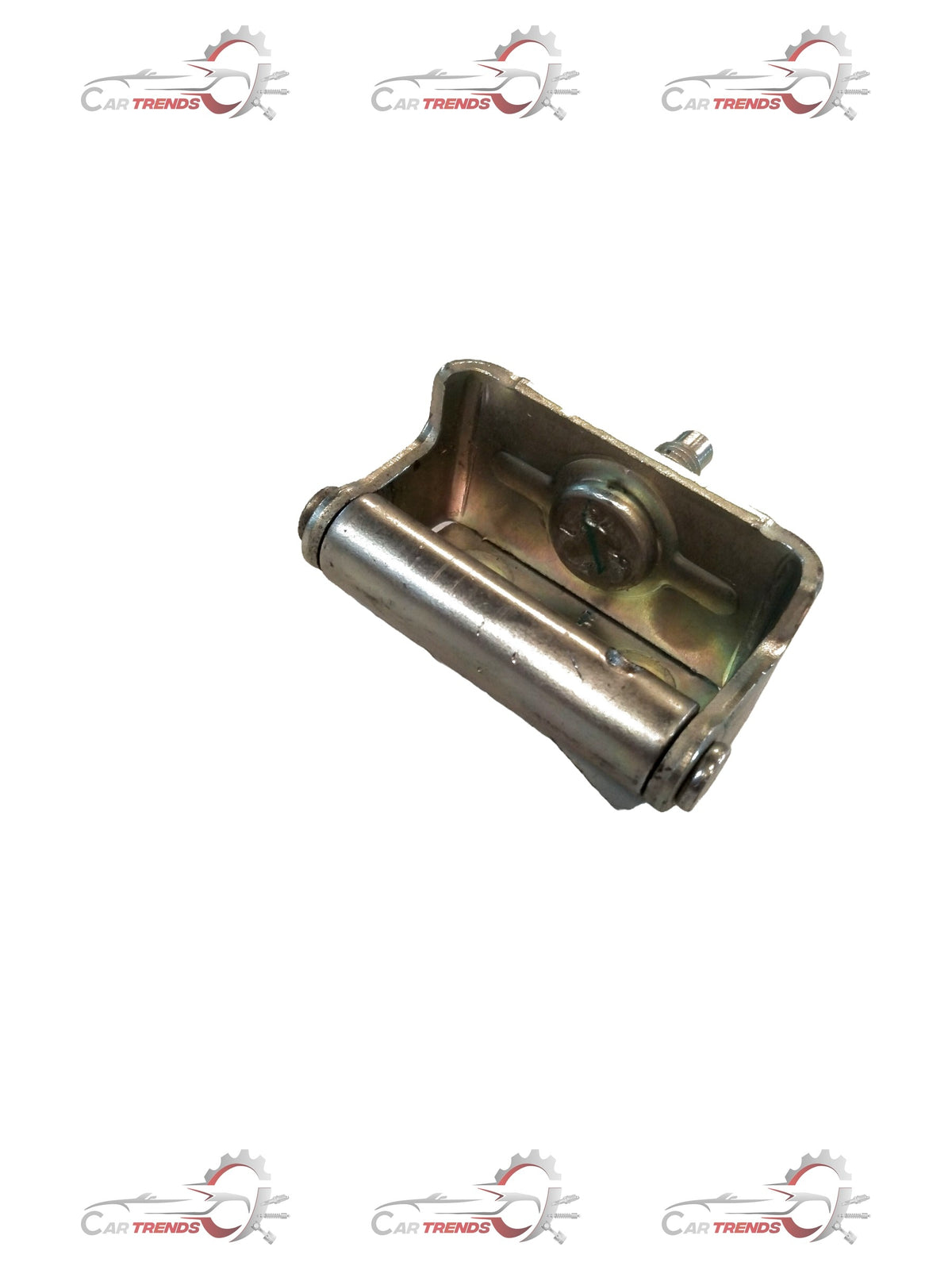Maruti Suzuki back door hinge, durable metal component with mounting screws, designed for vehicle door repair or replacement.