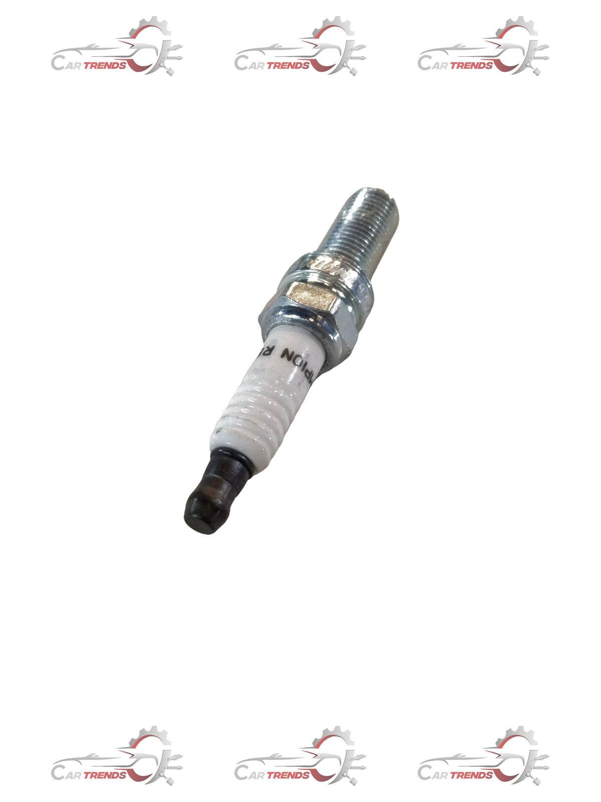 Hyundai spark plug assembly spare part by CarTrends, featuring metal and ceramic components for engine ignition.