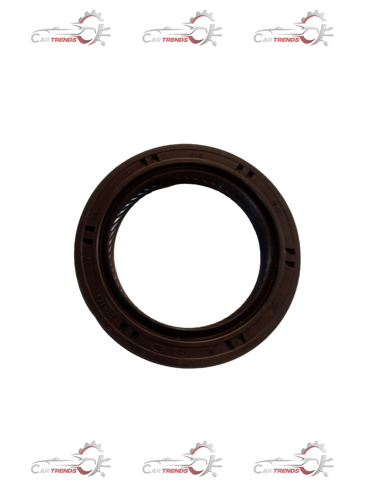 CarTrends seal oil spare part for I10, I20, Creta, Verna models, shown in the image with part #2142103001.