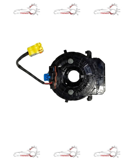 Honda Alcatzar clock spring assembly for steering wheel, showing the coiled metal component with electrical connectors.