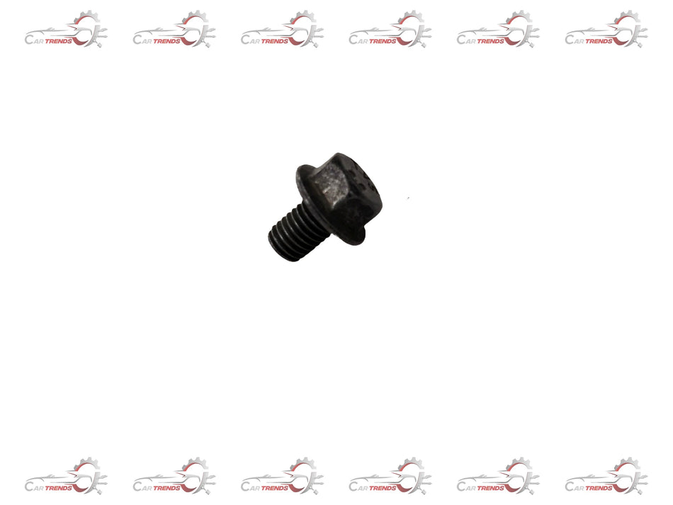 General Motors Chevrolet Tavera bolt, automotive repair part, metallic with threading, shown in close-up image.