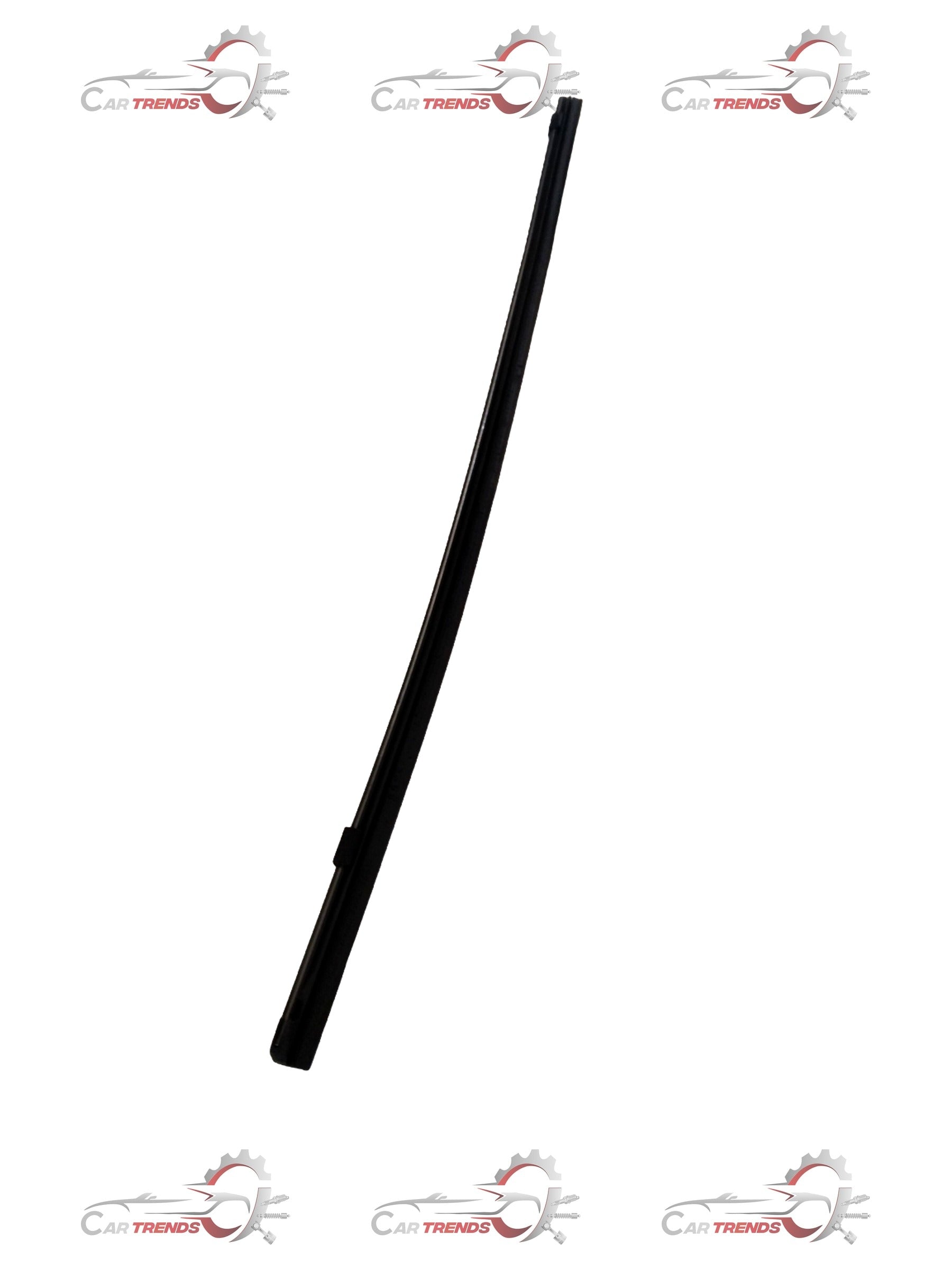 Hyundai rubber assembly wiper blade for I10, I20, Creta, Verna models, showing the black rubber blade and mounting mechanism.