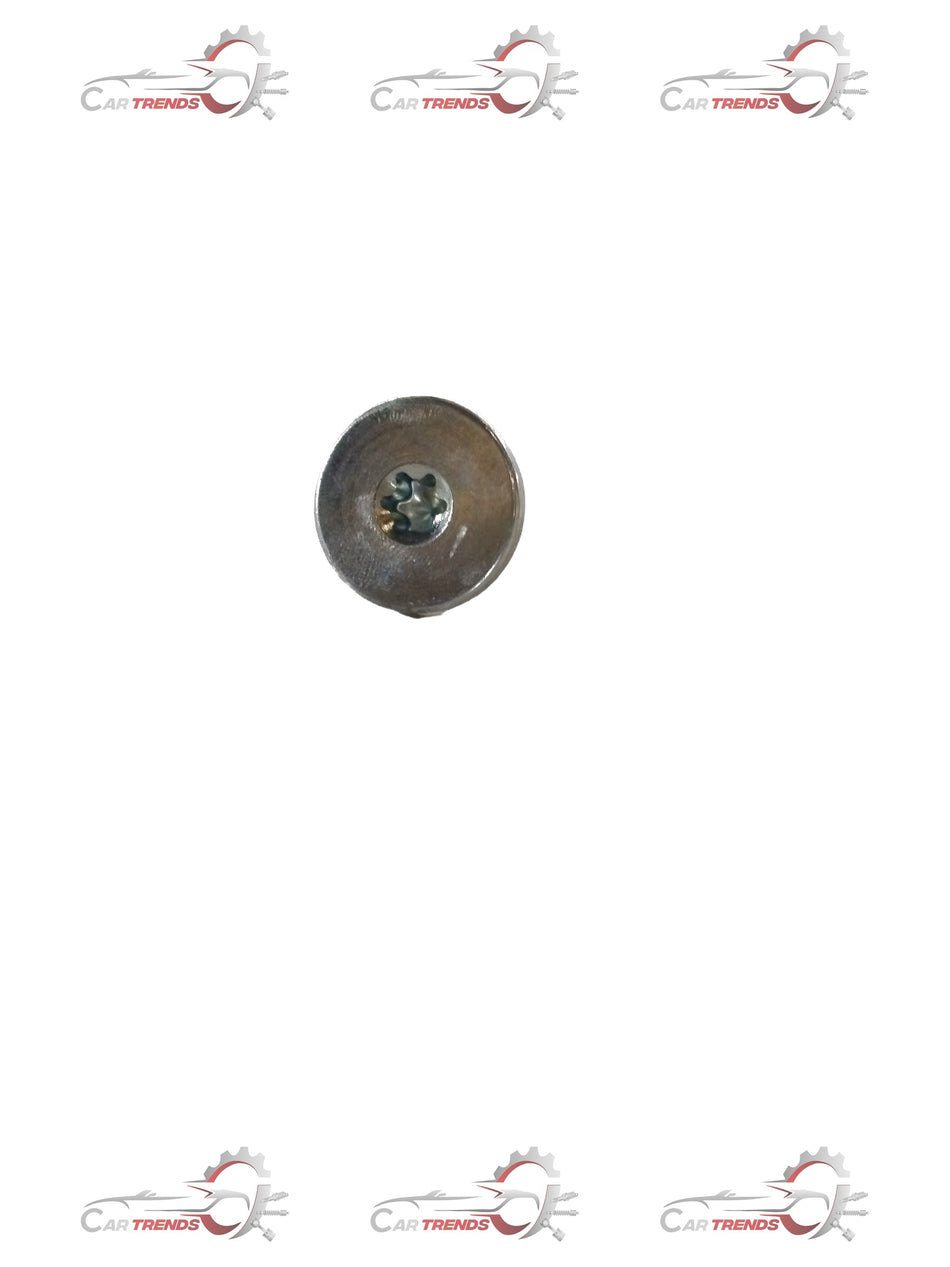 Maruti Suzuki oil drain plug for Baleno vehicle, showing a metal oil drain plug with threading and sealing surface.