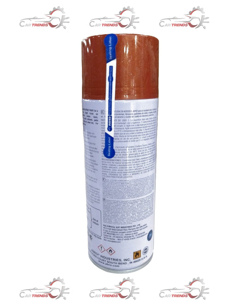 CarTrends spray paint can labeled Copper Abro, featuring a copper-colored spray paint container with product branding and cap.