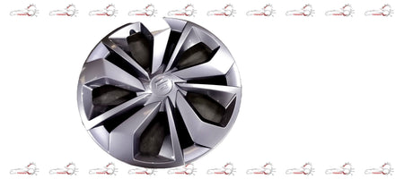 Maruti Suzuki full wheel hub cap assembly showing silver finish and mounting features for vehicle wheel protection