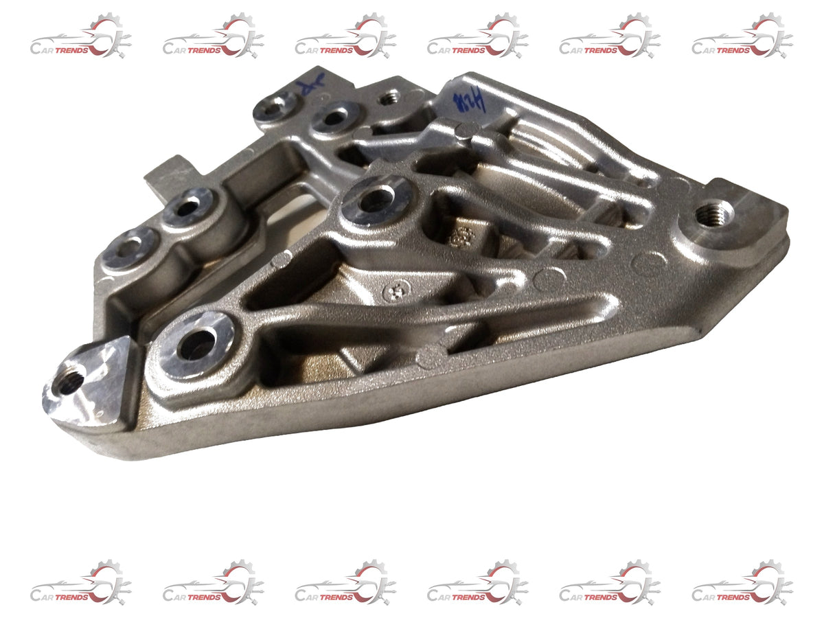 CarTrends Ecosport bracket, black metal mounting component for vehicle installation, shown in a close-up image.