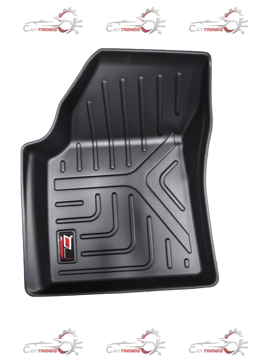 Gfx Lifelong Mats Harrier 2019 automatic transmission black floor mat, custom-fit for vehicle interior.