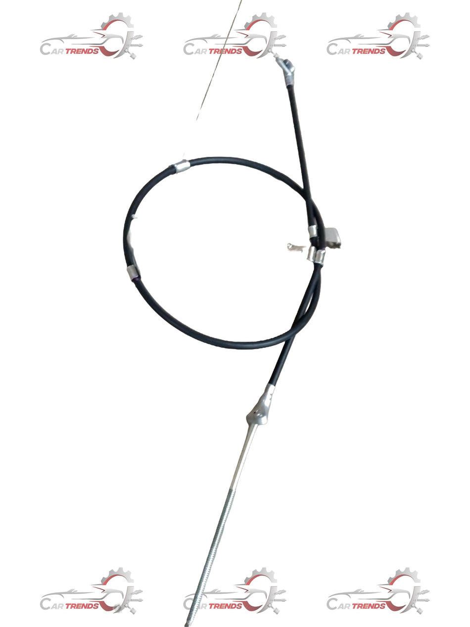 Maruti Suzuki Celerio parking brake cable component, LH side, showing the metal cable and plastic connector.