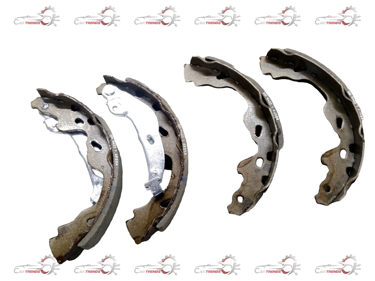 Rear brake shoe for Maruti Suzuki Alto 800, K10, Wagaon R T1, and Zen Estilo by CarTrends, showing the brake shoe's shape and material.