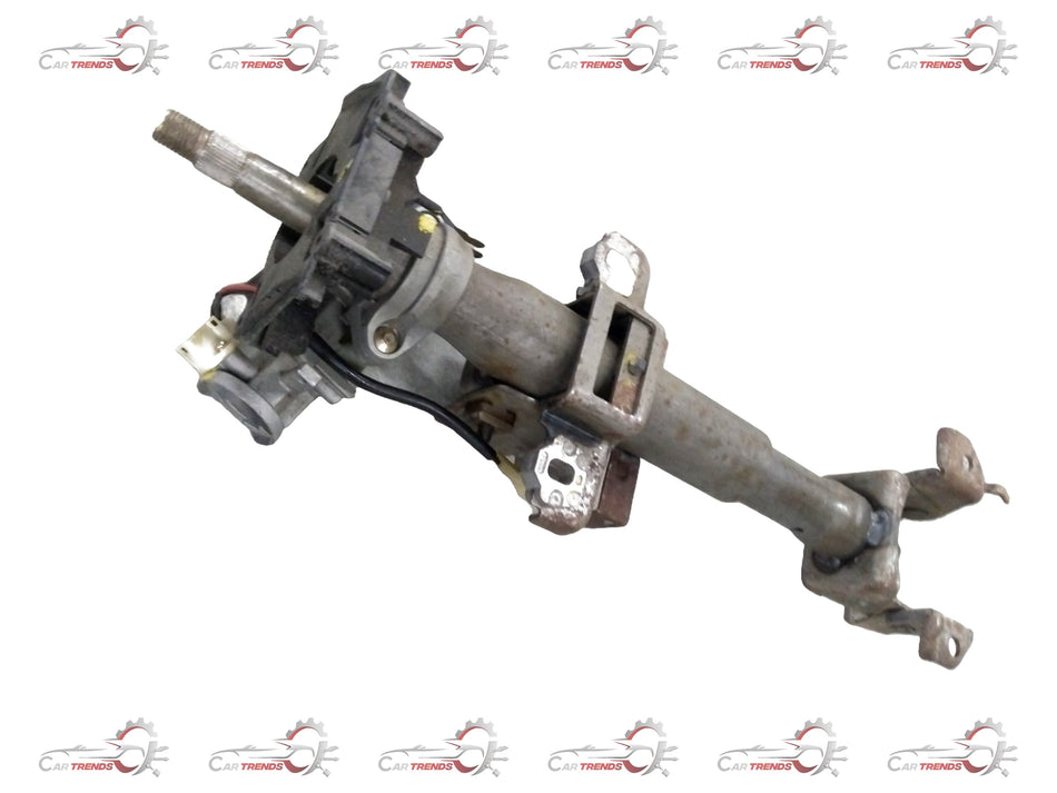 General Motors Chevrolet Aveo column steering tilt mechanism showing the metal steering column component.