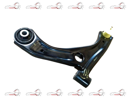 Maruti Suzuki Ignis left suspension arm for 2016-2020 petrol and diesel models, part #45202M66R01, showing the metal component.