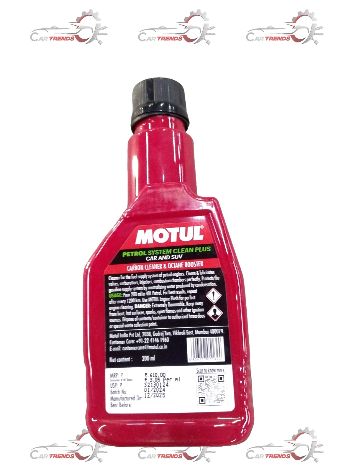 STP Petrol Injector Cleaner - 200ml 58393432 - Back view