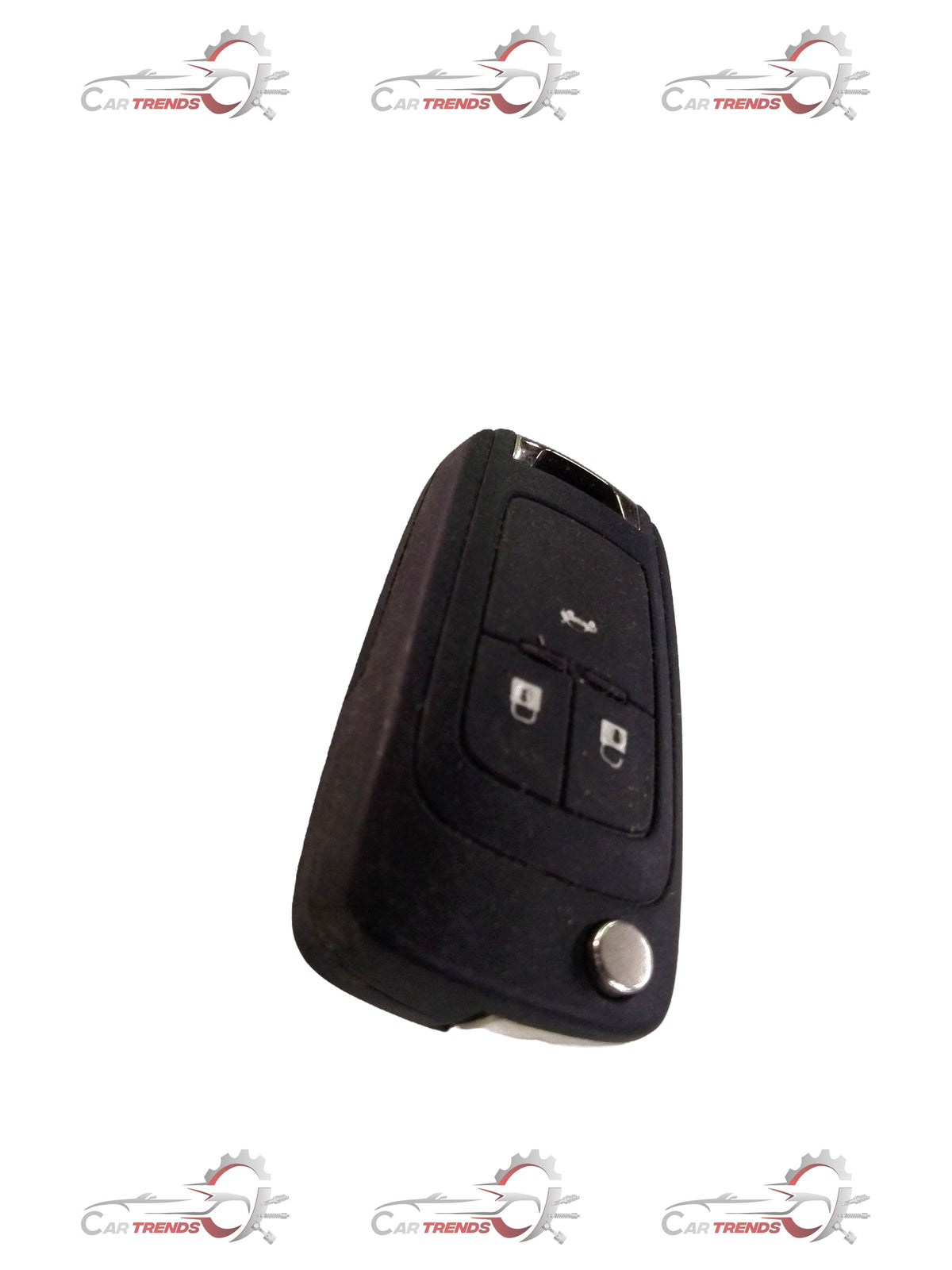 General Motors Chevrolet Cruze folding key door and ignition lock with key, showing the key blade and lock mechanism.