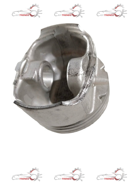Chevrolet Optra petrol piston by CarTrends, 0.50mm spare part, showing the metal piston with detailed surface texture.