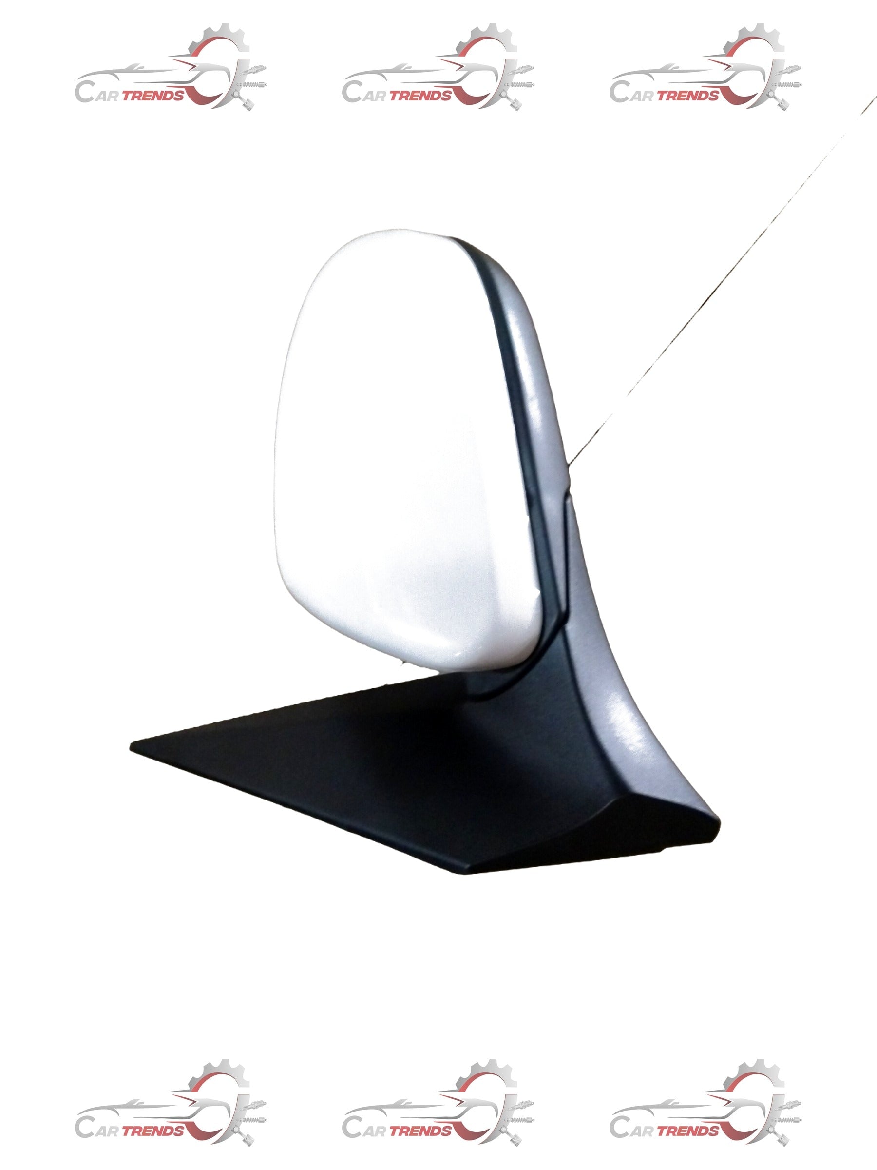 Hyundai I20 Elite outside rear view mirror LH side, CarTrends replacement part, showing the mirror housing and reflective surface.