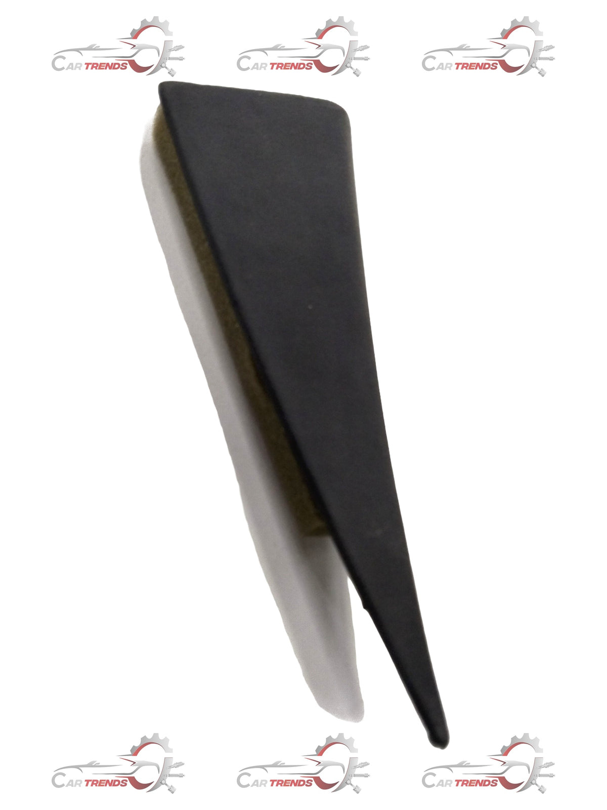 Chevrolet Corsa rear right molding door window spare part by CarTrends, showing the molded rubber strip for door and window edge.
