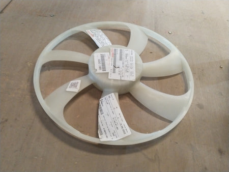 Toyota fan for Innova, Fortuner, Glanza, and Hyryder models, showing a close-up of the vehicle's cooling fan component.